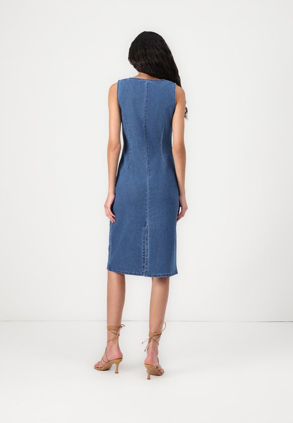 PCTIFFANY DRESS - Denim dress2