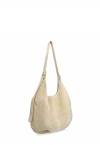 Manfield MIT NIETEN - Shopping bag - beige
