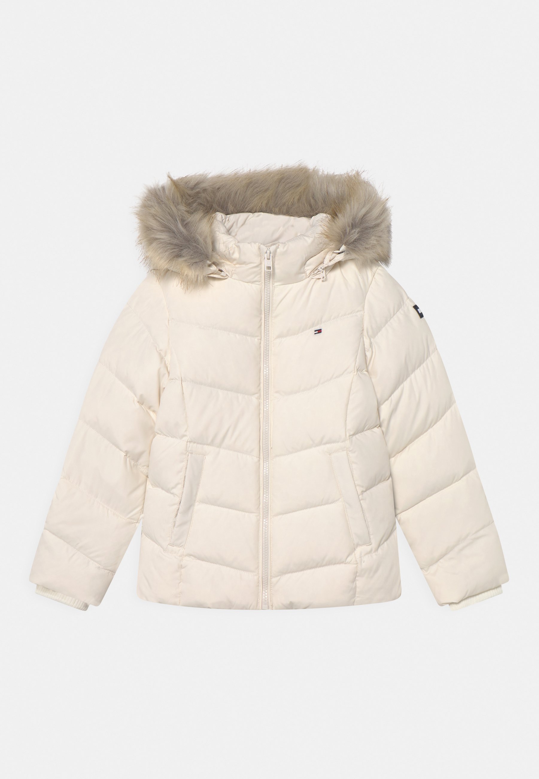 Tommy Hilfiger ESSENTIAL - Chaqueta de plumas - off white/crema 