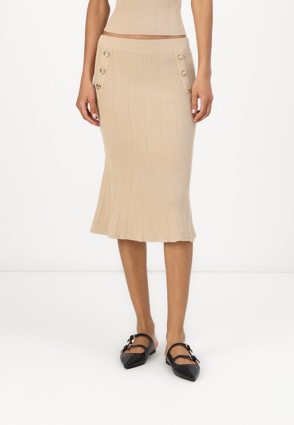 GRACE SKIRT - Pencil skirt - fawn taupe
