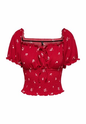 ONLY, TOP ONLHILLARY TOP - Blouse - barbados cherry