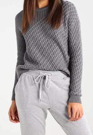 Jersey de punto - mottled light grey