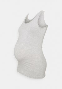 Anna Field MAMA 3 PACK - Top - light grey/white/red