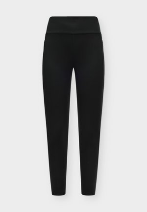 Even&Odd active by Zalando, ESSENTIAL TRAINING FULL LENGTH HIGH RISE LEGGINGS WITH SIDE POCKET - Клин - black