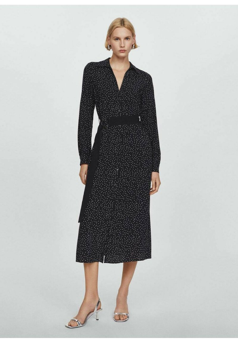 Mango Srajčna obleka - black