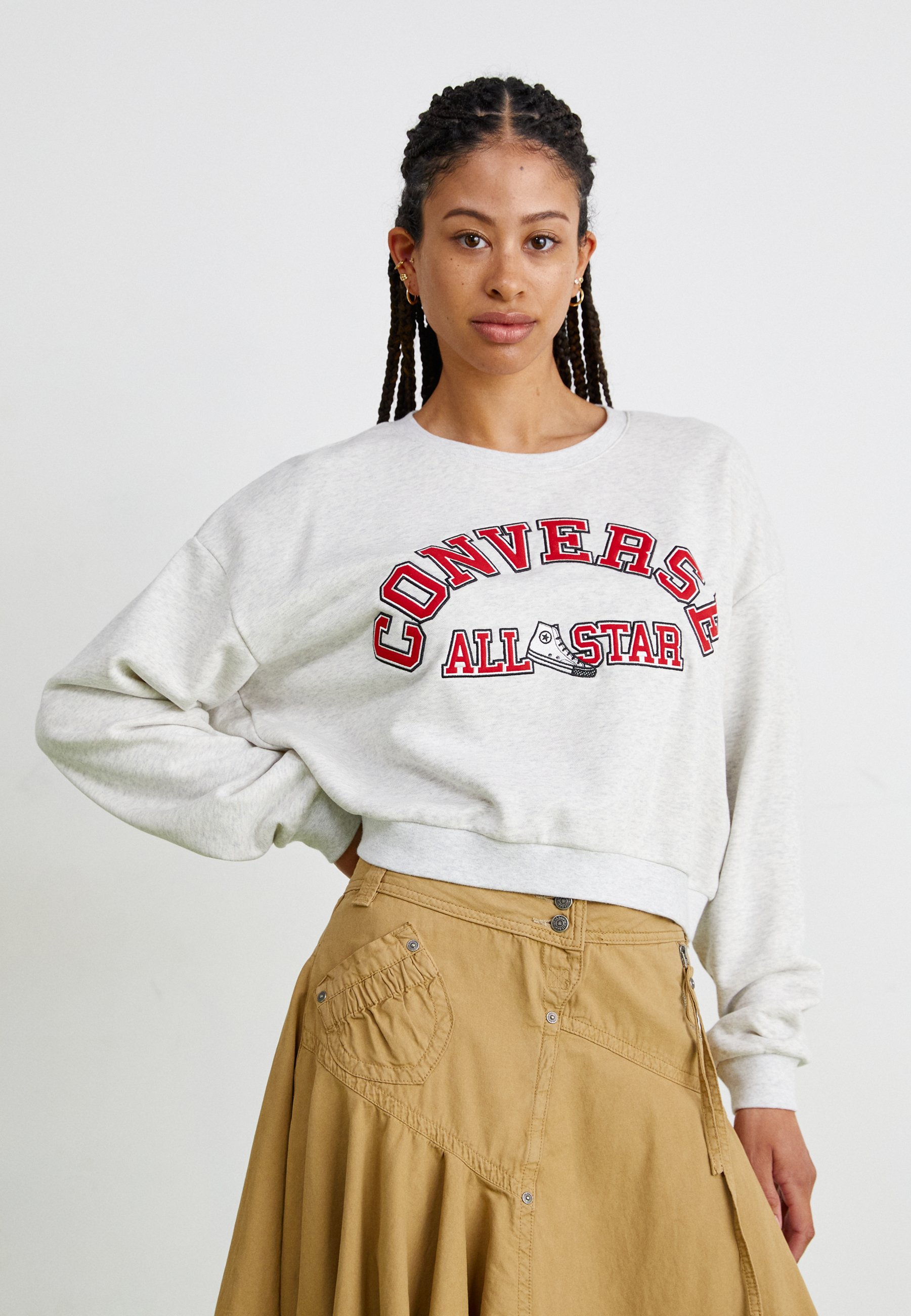 Zip Hoodie Converse Sneakers Felpa Converse Zip Ragazza