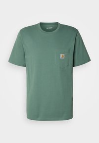 POCKET - Jednoduché tričko - duck green