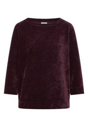 Cecil, 3/4-ARM SHIRT AUS CORD MIT BOAT NECK - Bluse - berry red