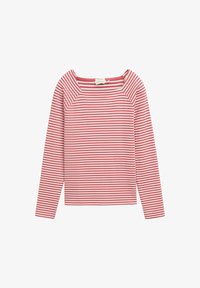 Valgt, berry red regular stripe