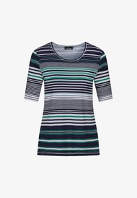 Ausgewählt, emerald navy white patterned