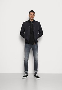 G-STAR JIRGI HALF ZIP - Camisola - french black