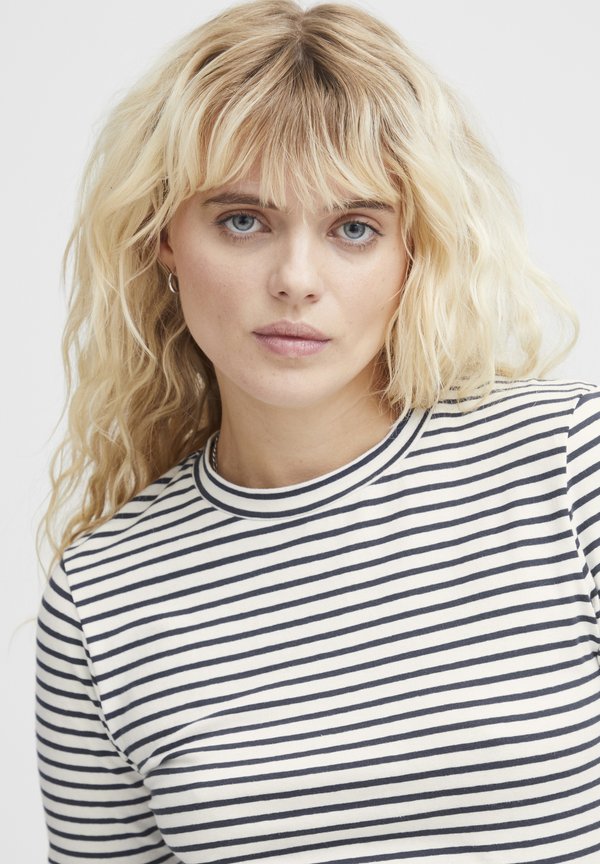 IHMIRA - Print T-shirt - total eclipse stripe3