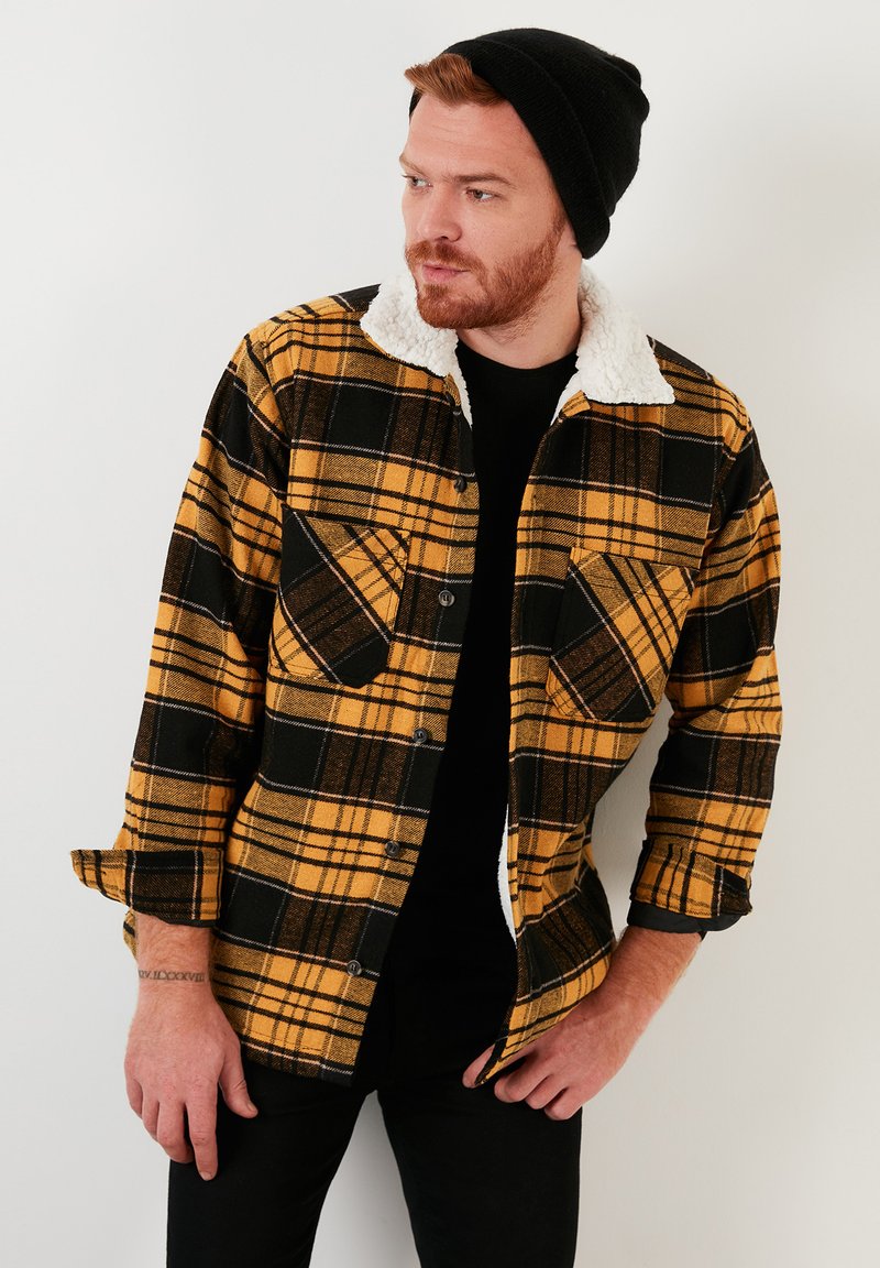Buratti REGULAR FIT - Giacca da mezza stagione - mustard color