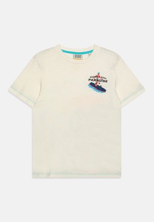 RELAXED FIT ARTWORK  - T-shirt med print - off white