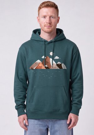 watapparel MOUNTAINS & MOON UNISEX - Kapuzenpullover - stargazer