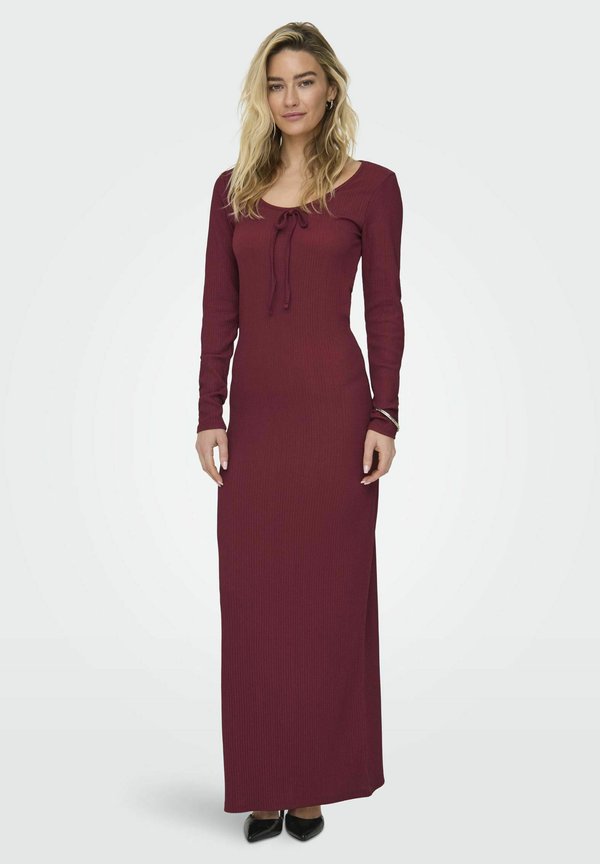 ONLHILLARY LANGES - Maxikleid - cabernet
