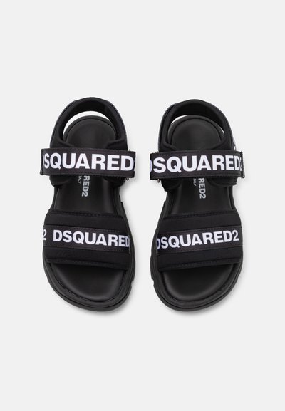 Dsquared2 UNISEX - Sandalias - black/white