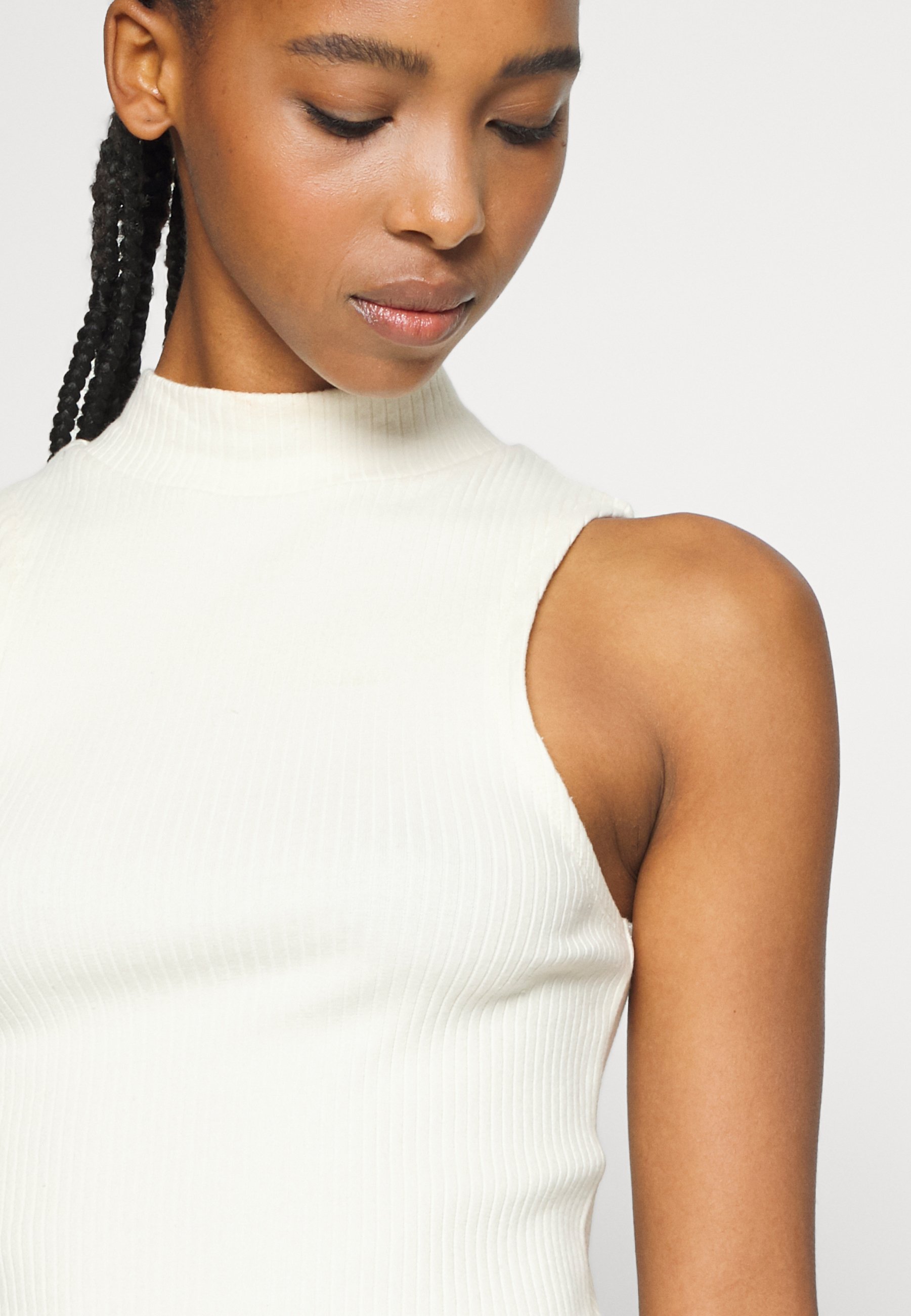 mock neck poncho