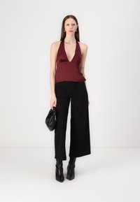 Gina Tricot Topp - burgundy