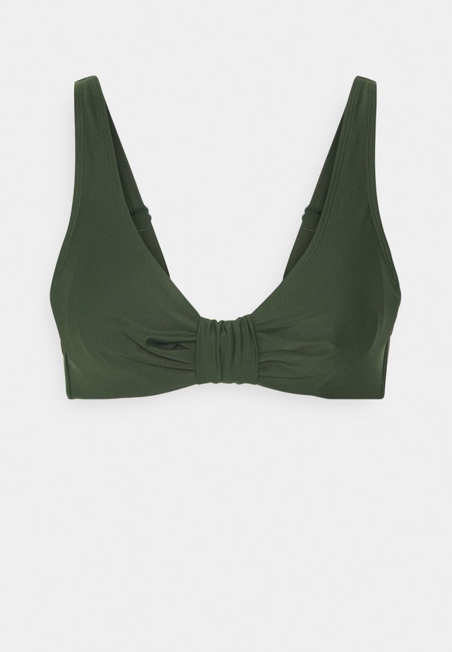 LUXE KNOT - Bikinitop - khaki