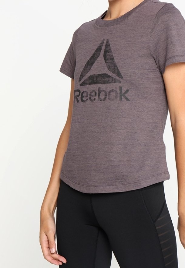 Reebok T-shirt med print - grey