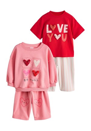 REGULAR FIT -  SET 2 PACK   - Stoffhose - pink hearts