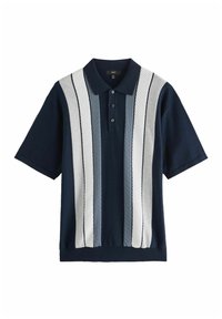 Next STRIPED - REGULAR FIT - Polokošeľa - navy