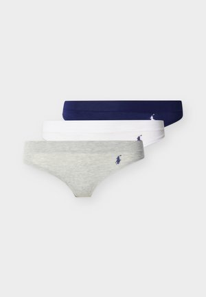 THONG 3 PACK - Tangá - blue/white/grey