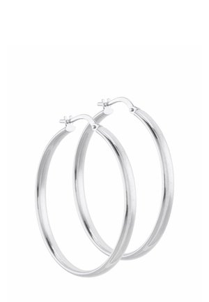 DOME TUBE FINE HOOP - Uhani - white gold-coloured