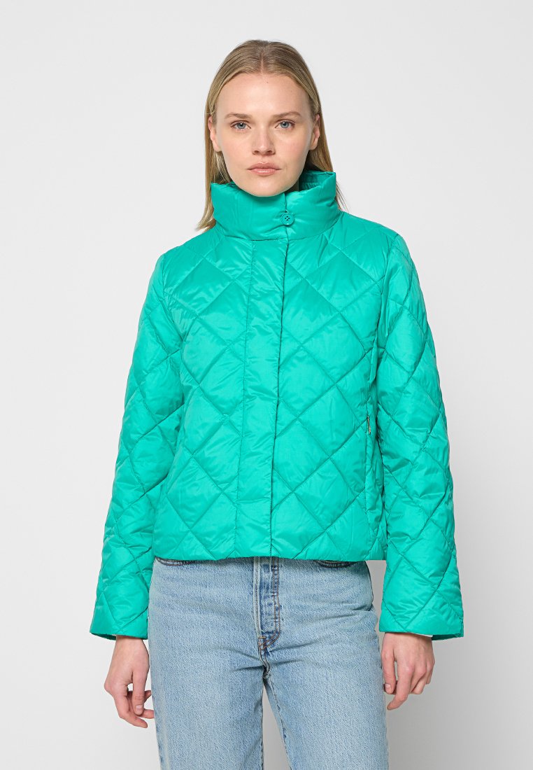 Marc Cain Gewatteerde jas lichtgroen