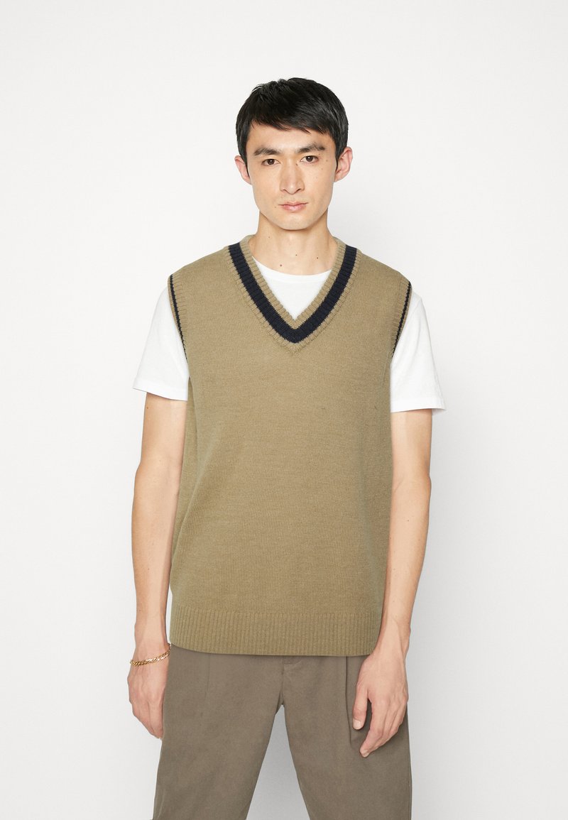 Lindbergh V NECK SLIP OVER - Jumper - beige - Zalando.co.uk