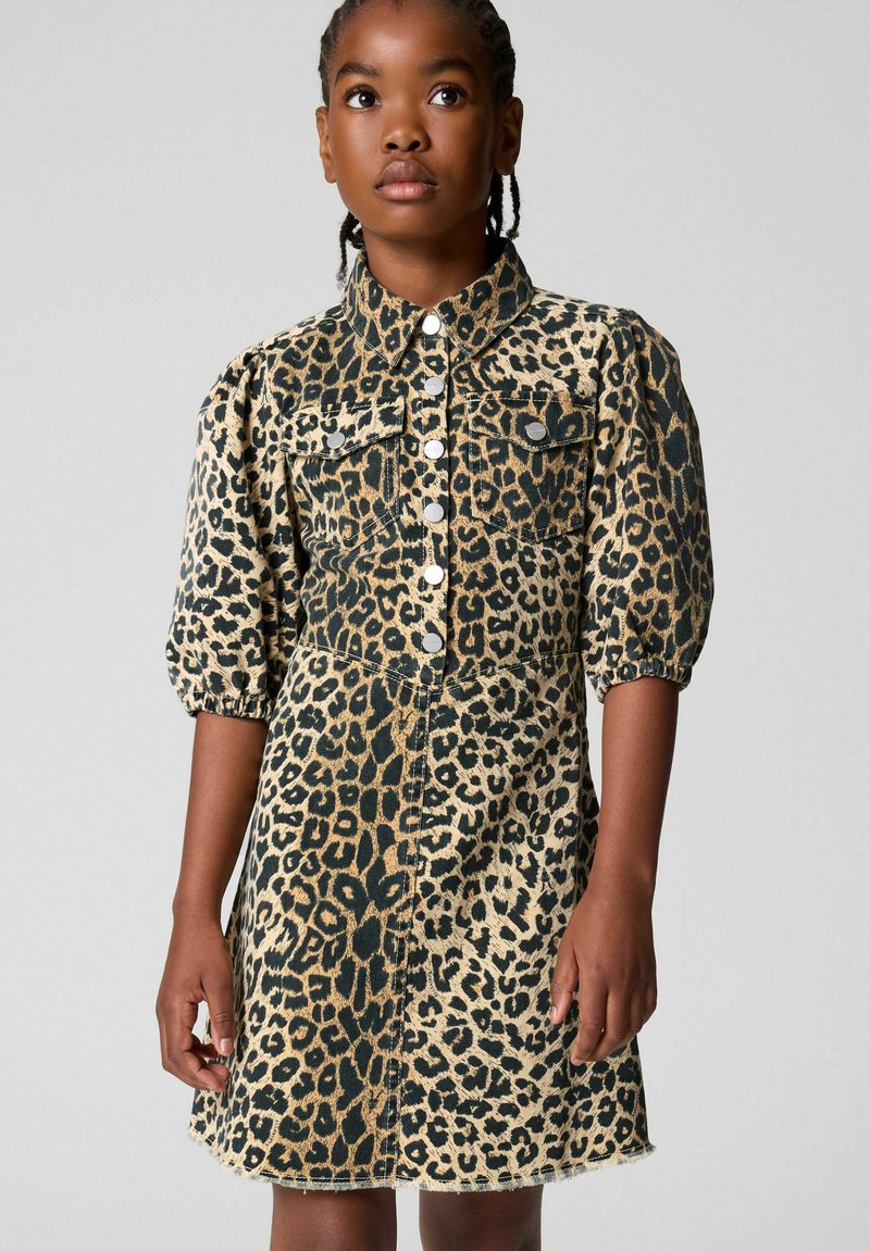 smALLSAINTS Denim dress - leopard/multi-coloured - Zalando smALLSAINTS Denim dress - leopard/multi-coloured - Zalando