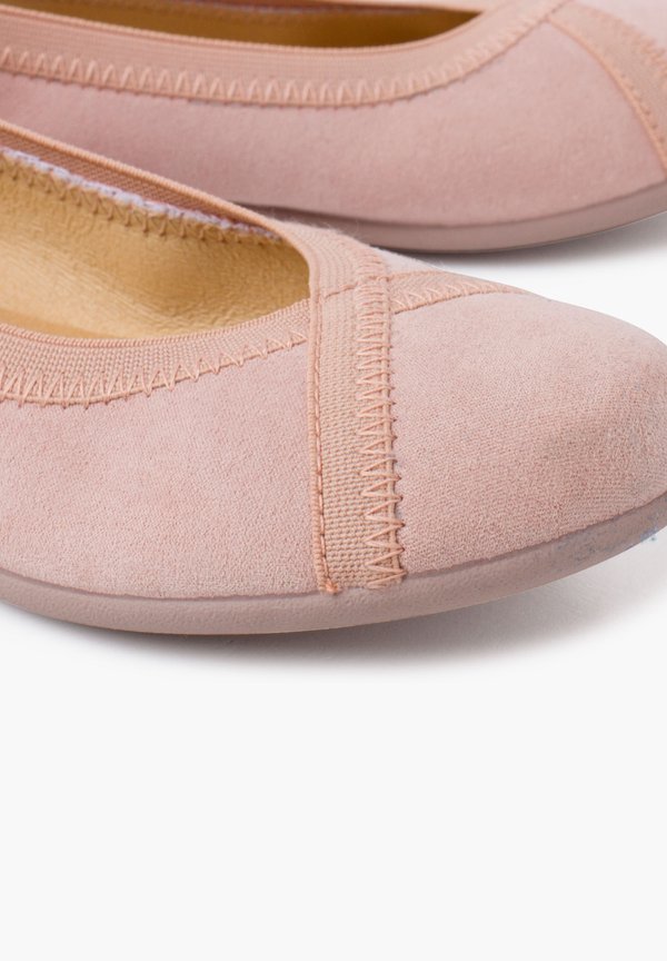 PESPUNTES ELÁSTICO CRUZADO – Klassischer Ballerina – nude