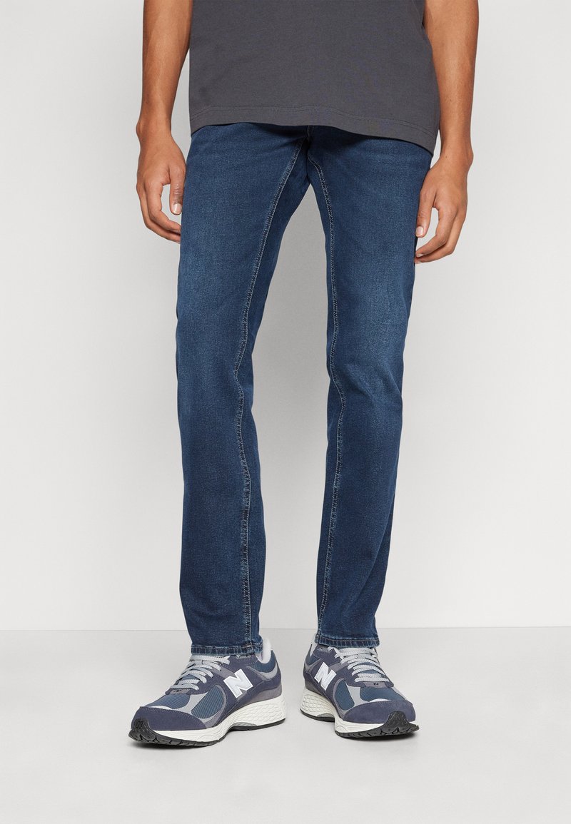 Tommy Jeans SCANTON SLIM - Jeans Slim Fit - denim dark/dark-blue denim ...