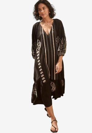TALL FIT -  MIDI  - Rochie de zi - black white
