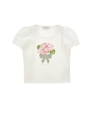 T-shirts print - panna