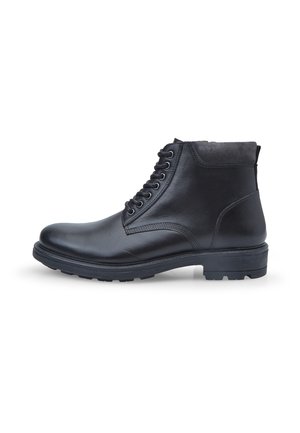 CON ZIP  - Stivaletti stringati - nero