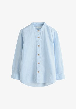 Next, GRANDAD COLLAR LONG SLEEVE SHIRT STANDARD - Camisa - pale blue