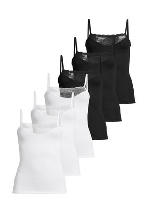 6-PACK - Undertrøjer - weiß   schwarz