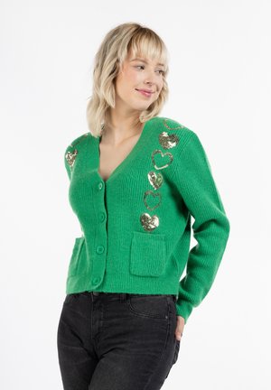Cardigan - grün