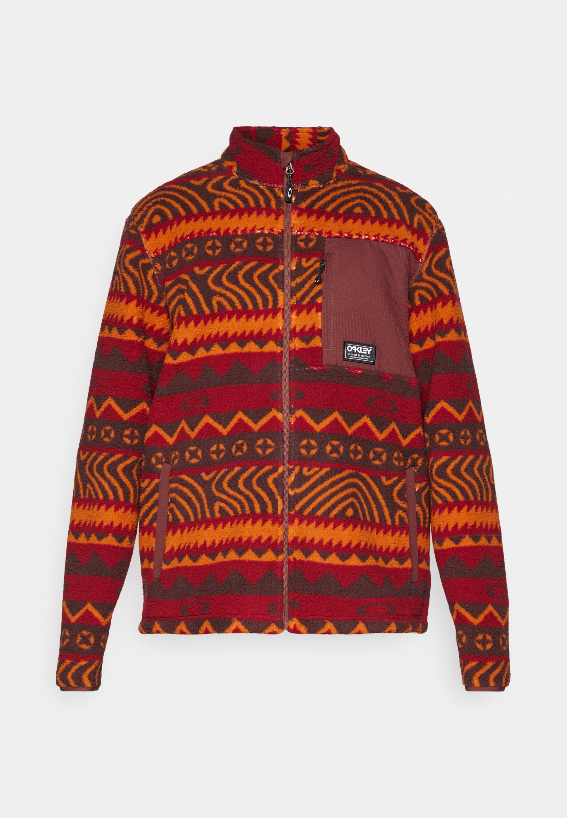 Oakley MOUNTAIN FIRE SHERPA - Fleece jacket - grenache/red