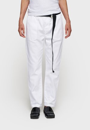 10DAYS BOTTOMS BELTED - Pantaloni - optic white