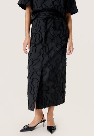 NADINA - Maksi svārki - black