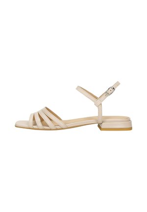 NA NISKIM SZEROKIM - Sandalen - beżowy