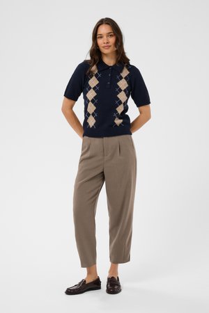 Kaffe, KAMERLE PANTS SUITING - Pantaloni - major brown
