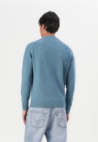 Barbour GRANGETOWN NECK SWEATER - Camisola - blue stone
