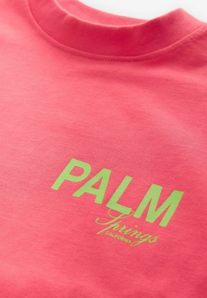Next OVERSIZED  SHORT SLEEVE CREWNECK   - Tricou cu imprimeu - red