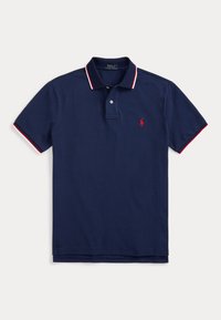 CUSTOM SLIM FIT MESH POLO SHIRT - Poloshirt - newport navy