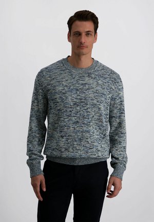 PULLOVER IN MODERN FIT - Trui - dunkelblau meliert
