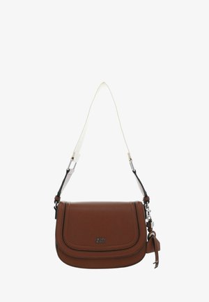 DKNY, NIA FLAP SHOULDER BAG - Sac à main - saddle1
